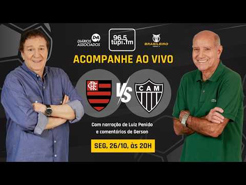 AO VIVO: FLAMENGO 3 X 2 ATLÉTICO-MG | CAMPEONATO BRASILEIRO | 32ª RODADA