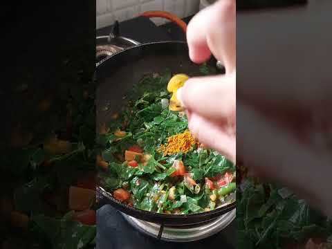 Bachali kura tomato curry in easy way