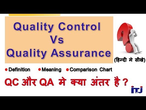 Quality Control Vs Quality Assurance || QC और QA मे क्या अंतर है ? || ITJ Video