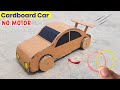 Best And Easy Cardboard Car Rubberband Powered No Motor Car Making Easy Homemade Gear Car Working