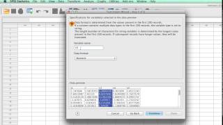 Importing .txt files into SPSS