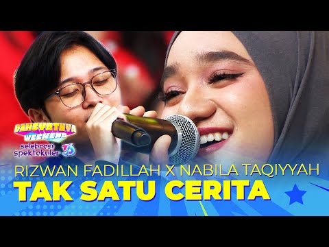 SANGAT MERDU! Rizwan Fadillah X Nabila Taqiyyah - Tak Satu Cerita | DAHSYATNYA WEEKEND HUT RCTI 36