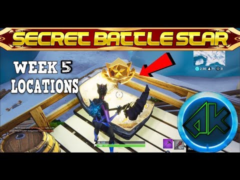 Find the SECRET BATTLE STAR in loading screen LOCATION - WEEK 5 SEASON 7