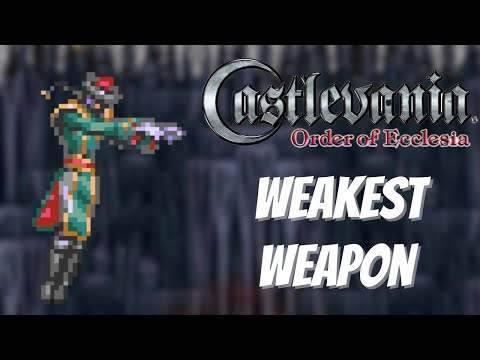 Can you beat Castlevania: Order of Ecclesia's Large Cavern with ONLY the Culter?