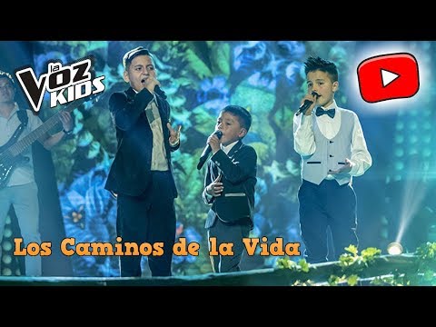 Juanse, Robert Farid y David Tarapues - Los Caminos de la Vida | la voz kids colombia2018