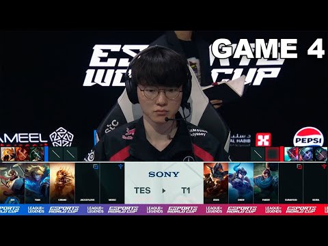 EWC Grand Finals - T1 vs Top Esports - Game 4