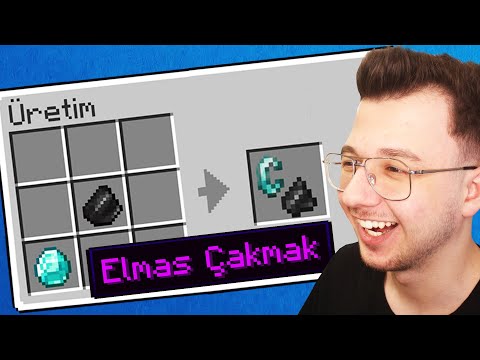 minecraft AMA her bloktan çakmak yapabiliyorum!