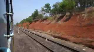 preview picture of video 'Mandovi Express Skipping Nandgaon Road Station'