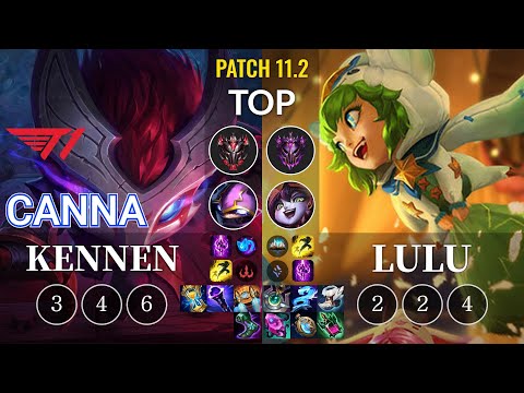 T1 Canna Kennen vs Lulu Top - KR Patch 11.2