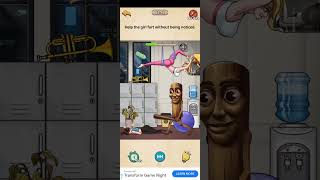 Nightmare Puzzles Level 21 // Help Girl Fart without getting Noticed //Puzzle Gamer // Walk Through