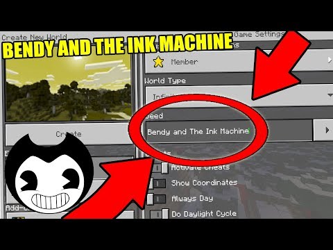 NEVER Play Minecraft BENDY AND THE INK MACHINE WORLD! (Haunted "BATIM" Seed)