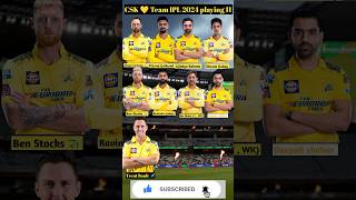 Chennai Super Kings Strongest Playing 11 IPL 2024 By Sports Wala #csk #shorte #chennaisuperkings