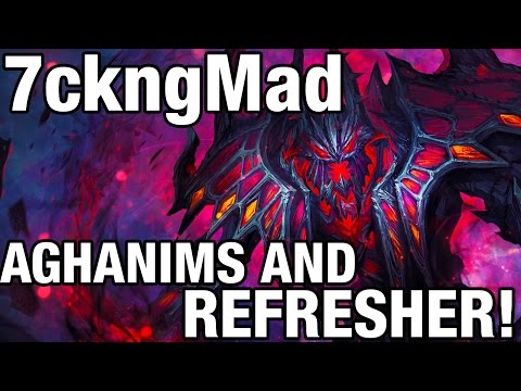 AGHANIM'S AND REFRESHER! - 7ckngMad Plays Shadow Fiend - Dota 2