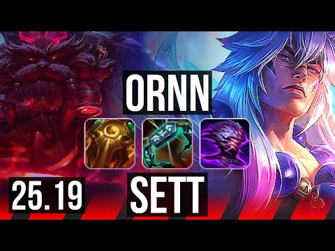 ORNN vs SETT (TOP) | EUW Master | 25.19