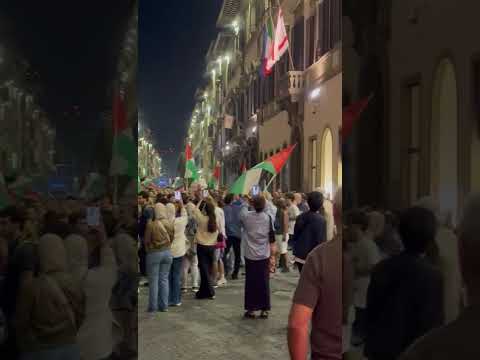 Corteo a Firenze in difesa della Global Sumud Flotilla