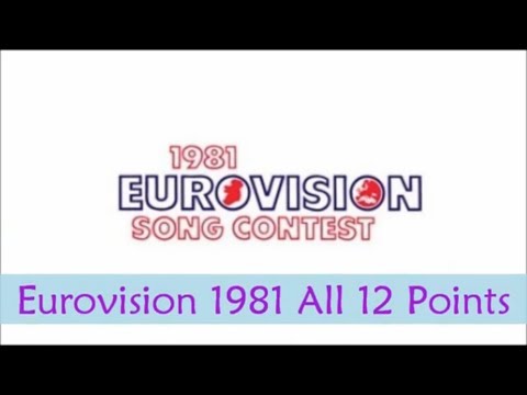 Eurovision 1981 All 12 ponts