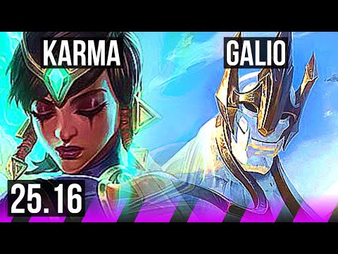 KARMA & Ezreal vs GALIO & Varus (SUP) | 1/3/15 | KR Master | 25.16
