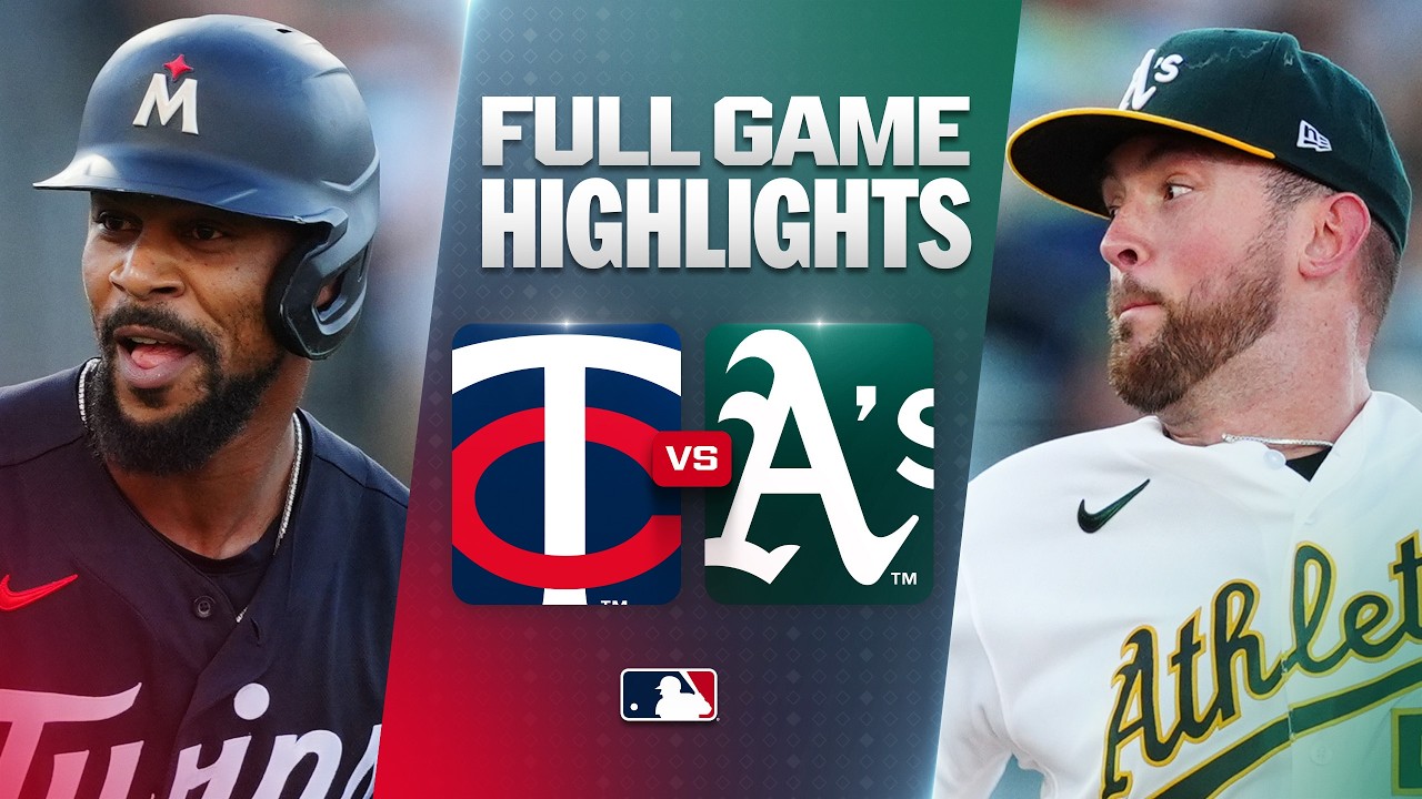 TWINS vs. ATHLETICS: Official Full Game Highlights (August 24) | 2026 MLB Season