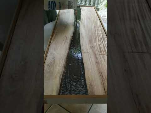 COMO FAZER RIVER TABLE - MESA DE MADEIRA COM RIO DE RESINA - #1 Etapa