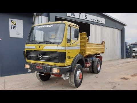TRUCK MERCEDES 1619 4X4 TIPPER FIŠ TRUCKS & MACHINERY SLOVENIA