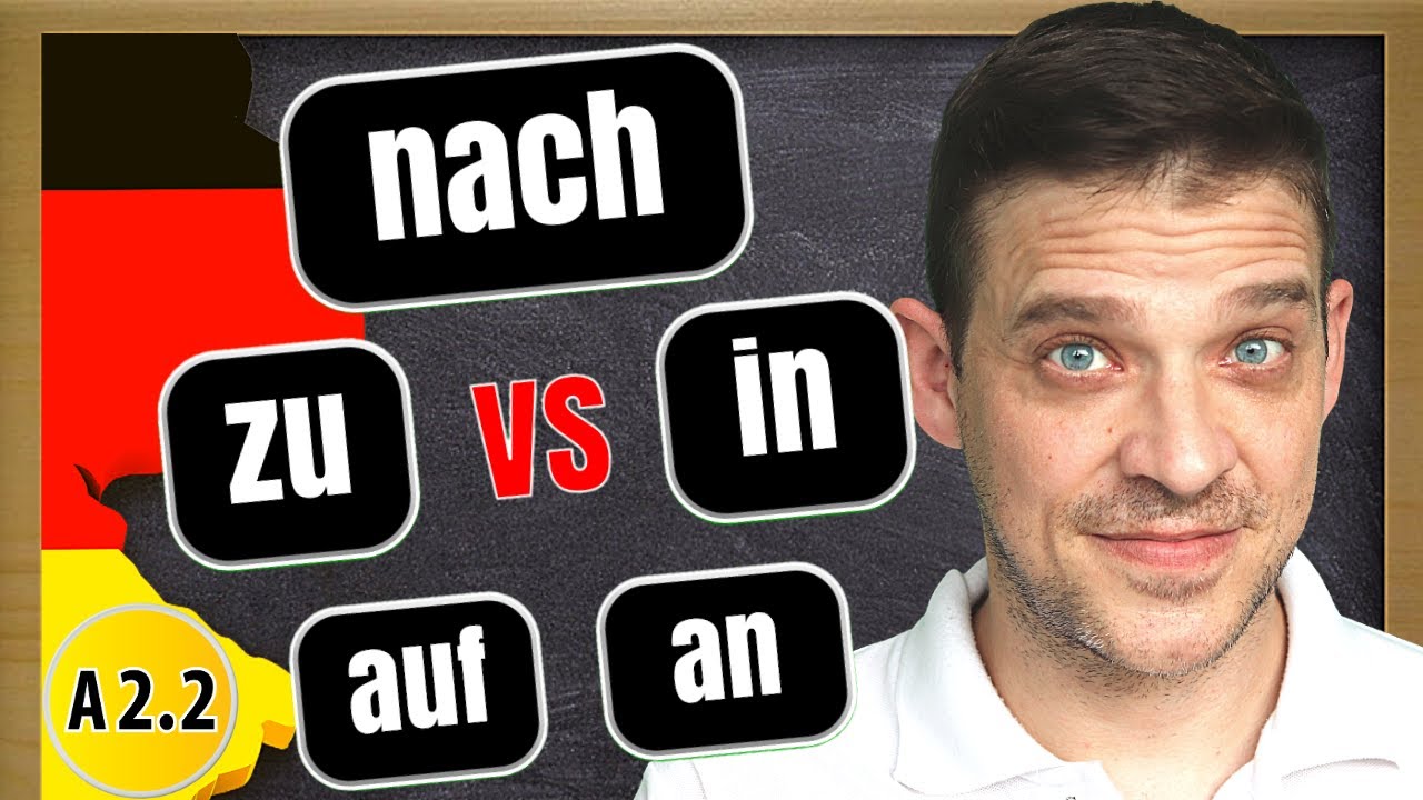 German Prepositions | Prepositions of direction | nach, zu, in, auf, an | Richtungspräpositionen