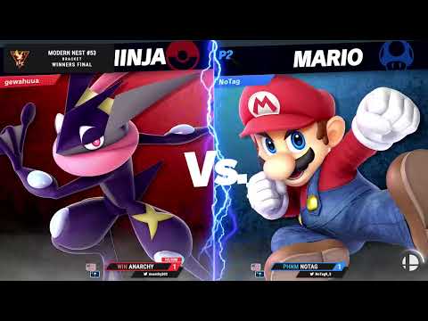 WIN Anarchy (Greninja) vs PHNM NoTag (Mario) - Modern Nest #53 - Winners Finals