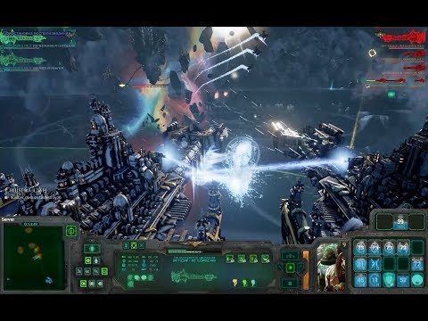 Dark Angels vs Ultramarines, Heroic Difficulty + Elite Mode 700 points - Battlefleet Gothic Armada
