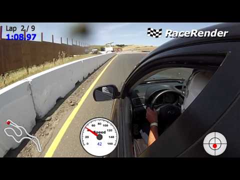 2009 WRX at Sonoma Raceway on 5/24/14 with HOD