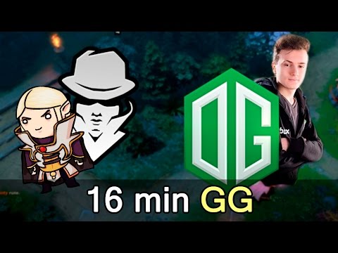 OG vs Secret 16 min gg — Miracle utility Invoker