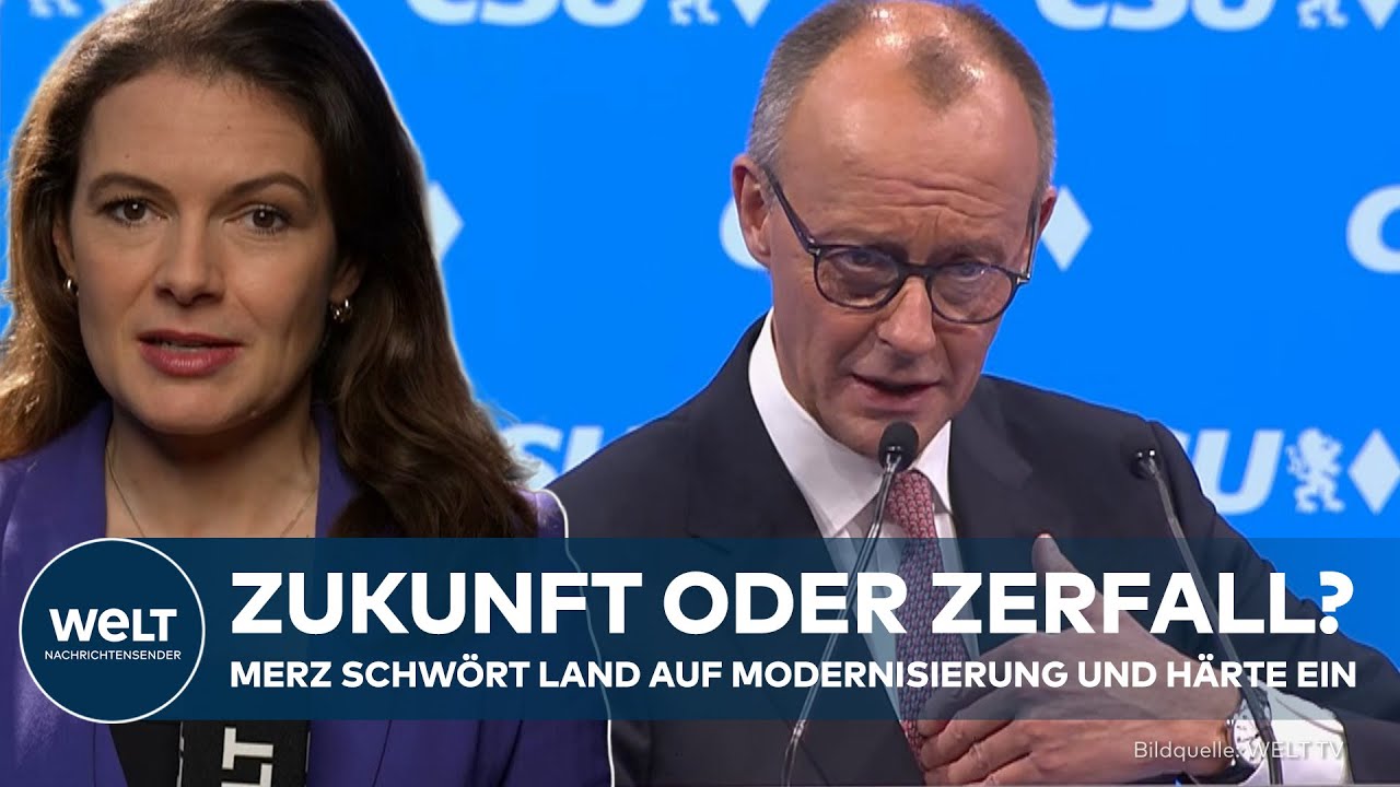 ZUKUNFT ODER ZERFALL? Brandrede ‒ Merz fordert radikale Reformen und warnt vor nationalem Stillstand