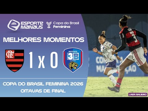 Gols e melhores lances de Flamengo x Instituto 3B