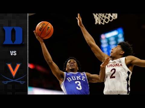 Duke vs. Virginia Men's Basketball Highlights (2021-22)