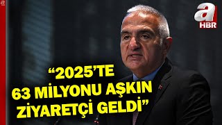 Bakan Ersoy Açıkladı: Turizm'de 2025 Yılında Rekor Gelir! | A Haber