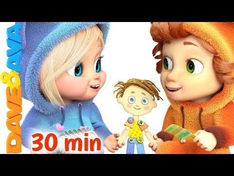 ❤️ Pin Pon | Nursery Rhymes Collection | 30 min | Songs for Babies from Dave and Ava ❤️ Video