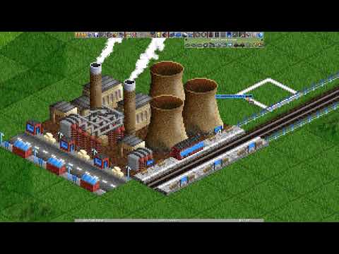 Let's Play OpenTTD Part 1 - Classic game! Basics for first few trains and trucks