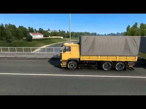 Euro Truck Simulator Luga (RU) -----Riga (LV) con Camion LIAZ TANDEM 1.43