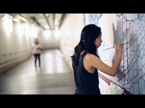 MIT Borderline Mural AR