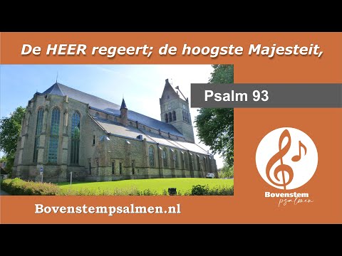 Psalm 93 vers 1, 3 en 4 (samenzang met bovenstem) | Orgel: André Nieuwkoop