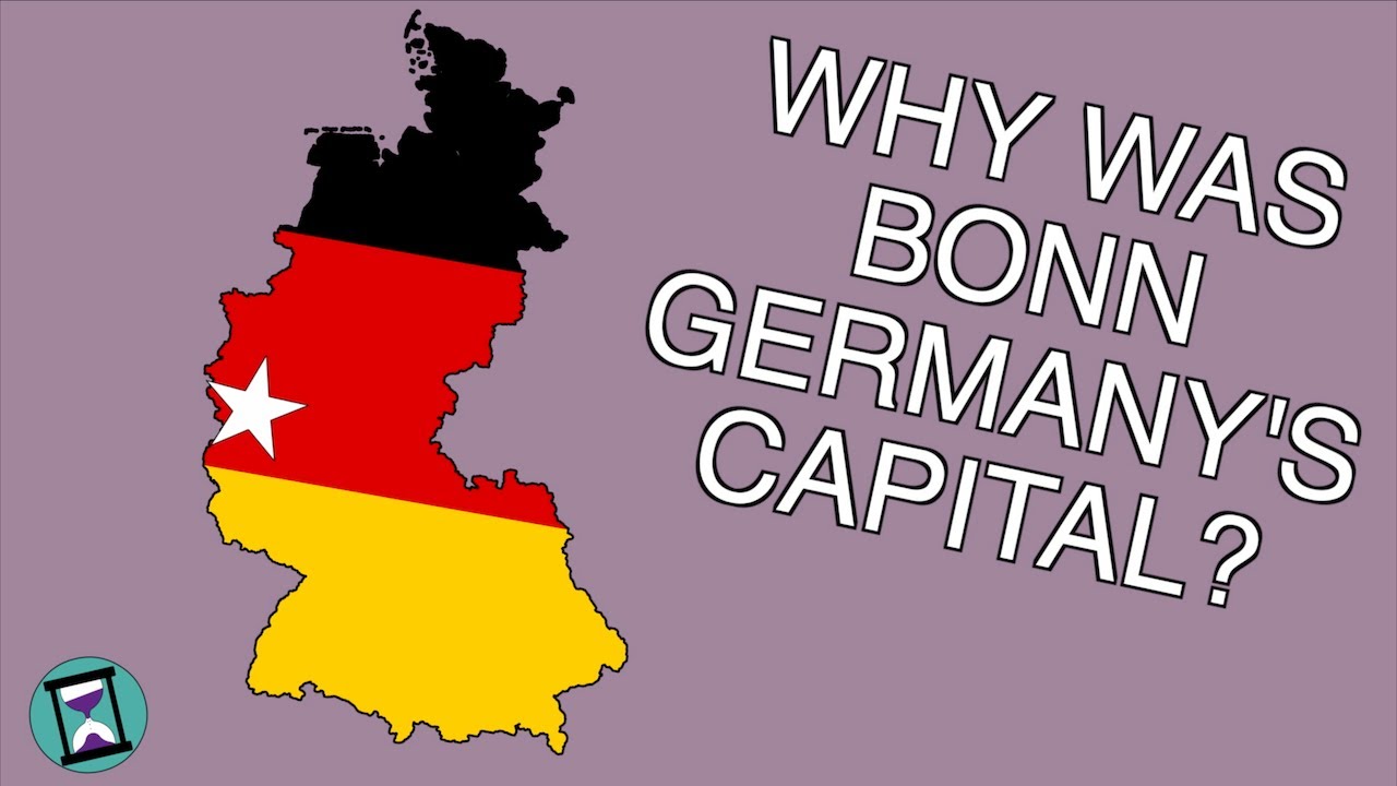 Why was Bonn chosen as the capital of West Germany?