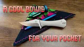 Unique style, classic blade shape, and great finishes.... say hi to the AUXMFG Pocket Bowie