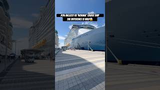 Utopia of the Seas vs Radiance of the Seas 🚢… This Should Be Illegal 😭 #shorts #cruise #fypシ