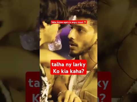 talha ny larky ko pakr liya #talhaanjum #talhahyunus #youngstunner #concert #angry