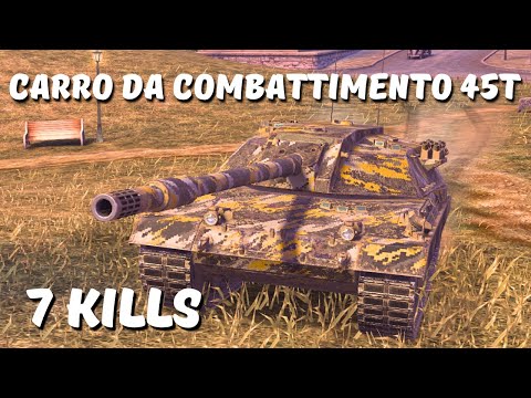 Carro da Combattimento 45t - 7 KILLS | 4,3 K Damage, WoT Blitz Replay