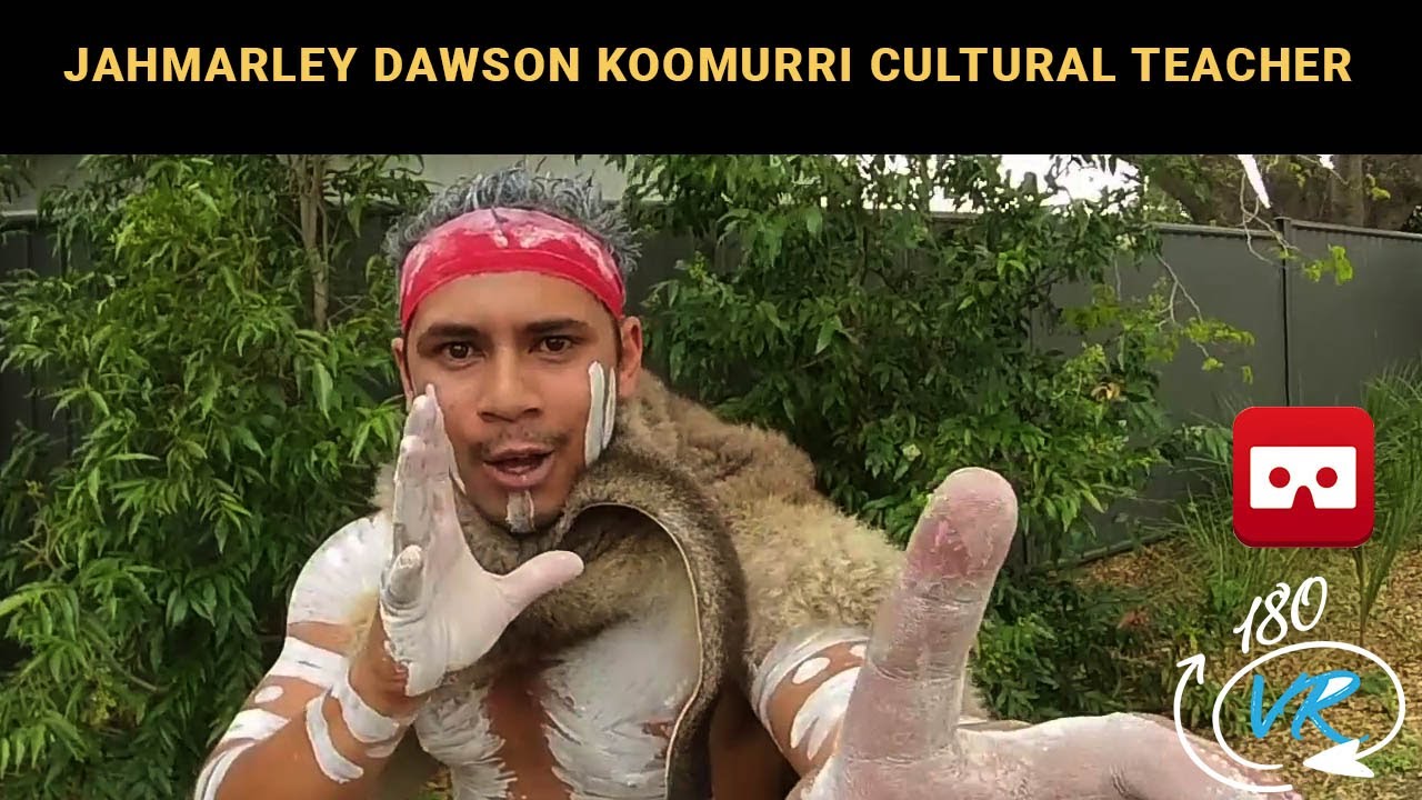 180 3D VR Life Footage  Jahmarley Dawson Koomurri Cultural Teacher