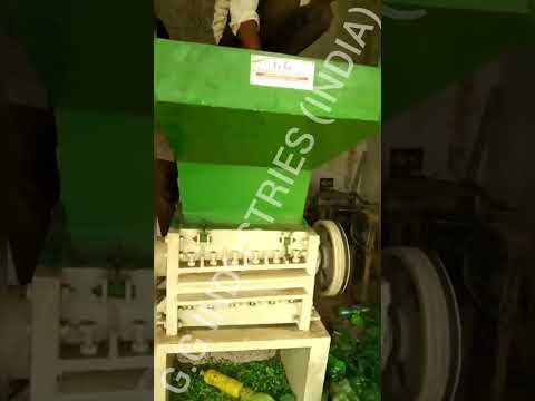 400 kg/hr Plastic Scrap Grinder Machine