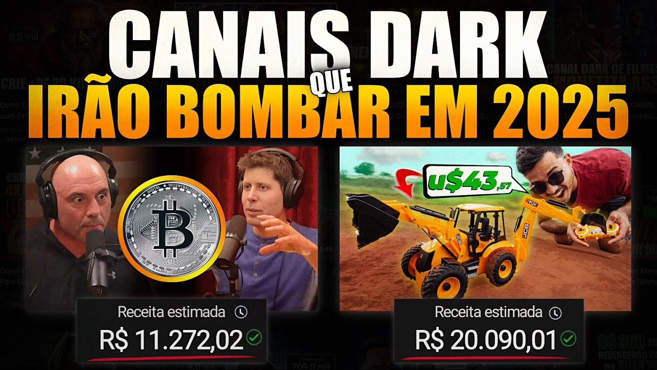 🚀Os Melhores Nichos de 2025 Para CANAIS DARK! - Ganhar Dinheiro Online