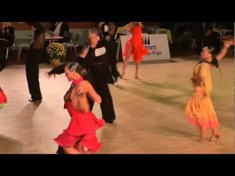 00222 Latvia Open 2012 Youth Latin 1/4 Pasodoble Nikolay Chernov & Evgenia Florinskaya