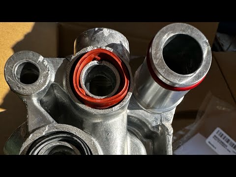 DORMAN 926 Aluminum Oil Cooler 2018 Jeep Wrangler JL 3.6 Pentastar Mopar Oil Coolant Leak Engine Bay