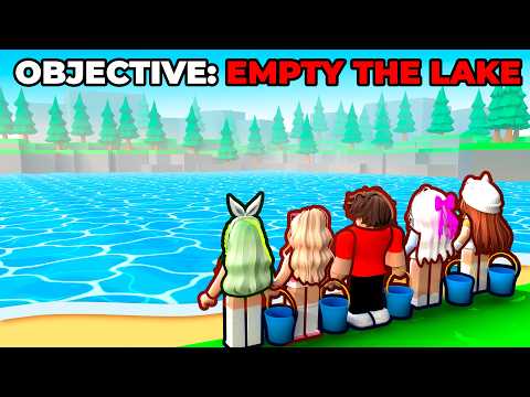 ROBLOX DRAIN THE LAKE…