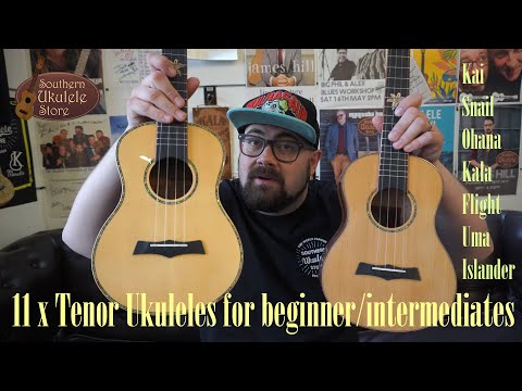 11 Tenor Ukuleles for BEGINNERS OR INTERMEDIATE PLAYERS